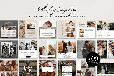 Photographer Instagram Post Template, a Social Media Template by ShopRShop