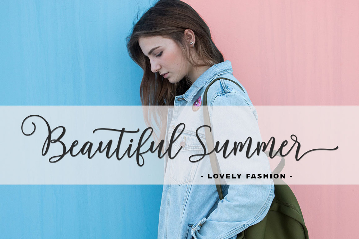 Buttella Script, a Script Font by Zane Studio (Photo 3 of 7)
