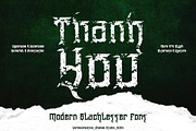 Wangor Asfrac - Modern Blackletter, a Blackletter Font by Dhabee (Thumbnail 11 of 15)