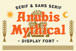 Anubis Mythical - Display Font