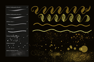 Glitter Procreate Brushes Pack