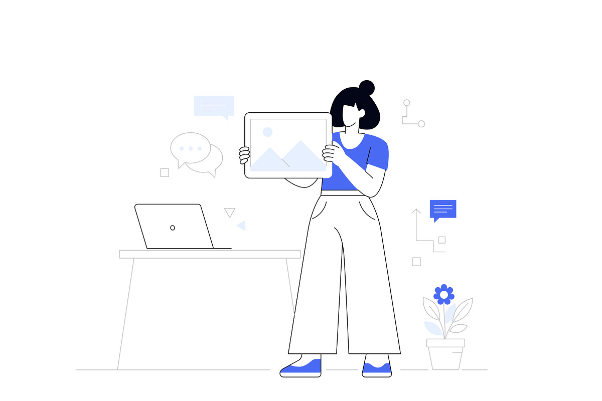 Minimalist Corporate Illustrations, an Illustration by SaurabhSharma (Photo 9 of 11)