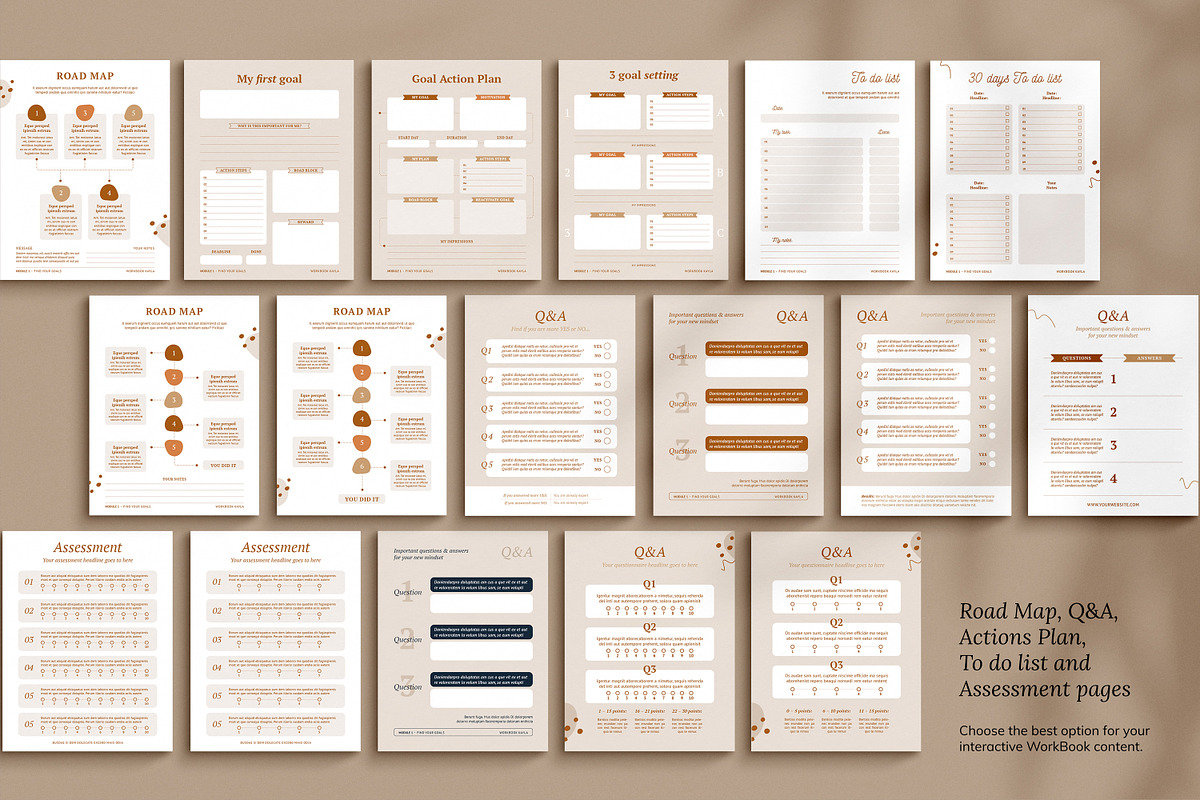 WorkBook for Course Creators  Kayla, a Magazine Template by Mirazz (Photo 20 of 30)