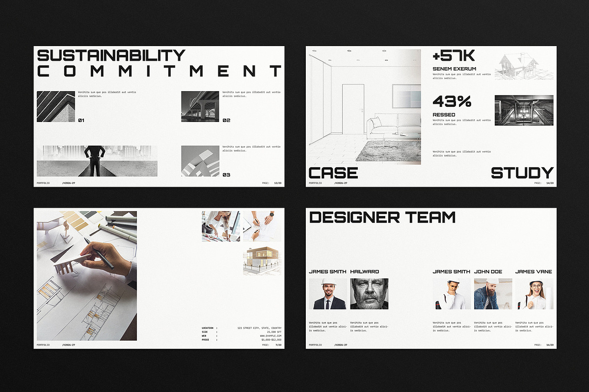 Architectural Portfolio Presentation, a Presentation Template by E-Type (Photo 5 of 6)