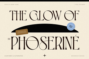 BD PHOSERINÉ | Display Serif