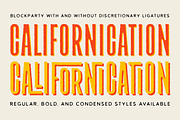 Blockparty - Fun Display Font, a Sans Serif Font by Tom Chalky (Thumbnail 2 of 11)