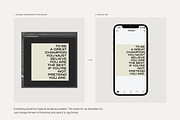 Instagram Quotes Posts Stories PS, a Social Media Template by Love Radiation Studio (Thumbnail 12 of 19)