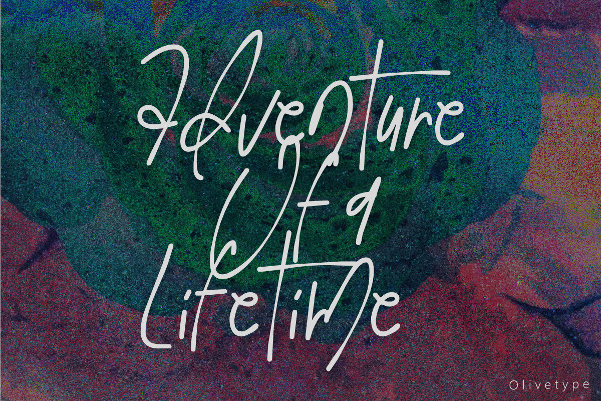 Fitsy, a Handwritten Font by Olivetype (Photo 2 of 5)