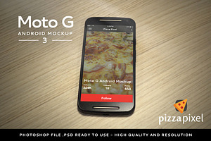 Mockup Moto G Easy Android Mockup 3
