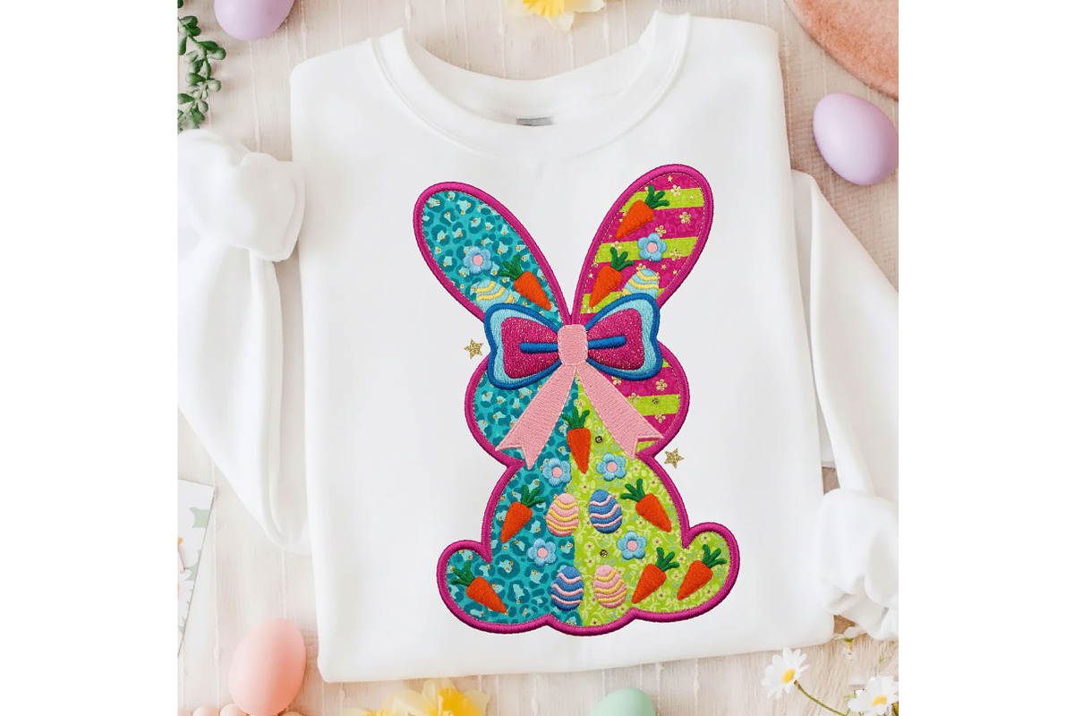 Easter Bunny Faux Yarn Png,Happy, an Illustration by Designking (Photo 4 of 6)