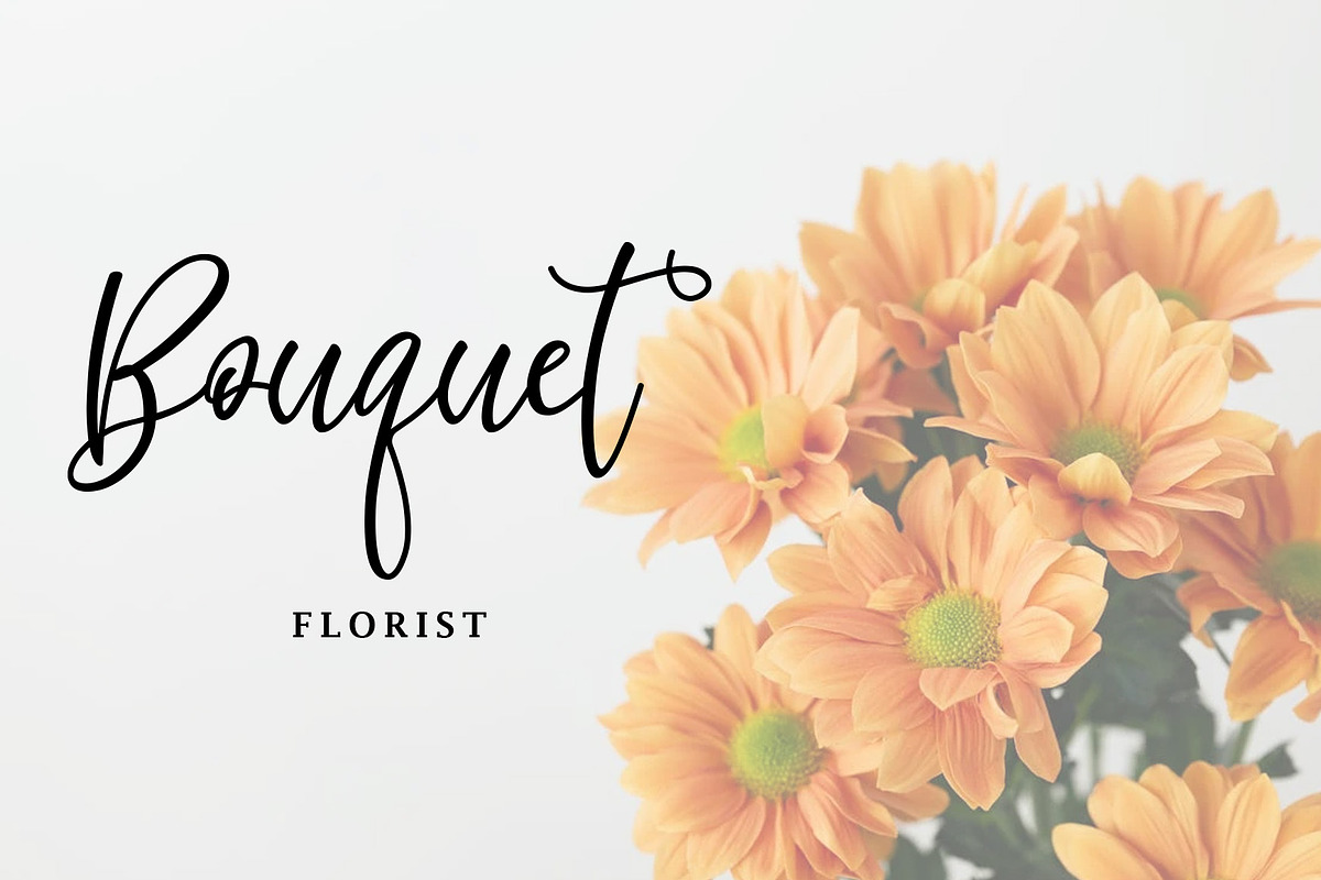 Moth Orchid Wedding Calligraphy Font, a Script Font by Face Lab (Photo 4 of 9)