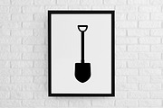 Shovel Silhouette SVG, an Object Illustration by newminddesign (Thumbnail 2 of 3)