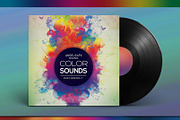 Color Sounds Album Cover Artwork, a Social Media Template by angelicafx (Thumbnail 2 of 3)