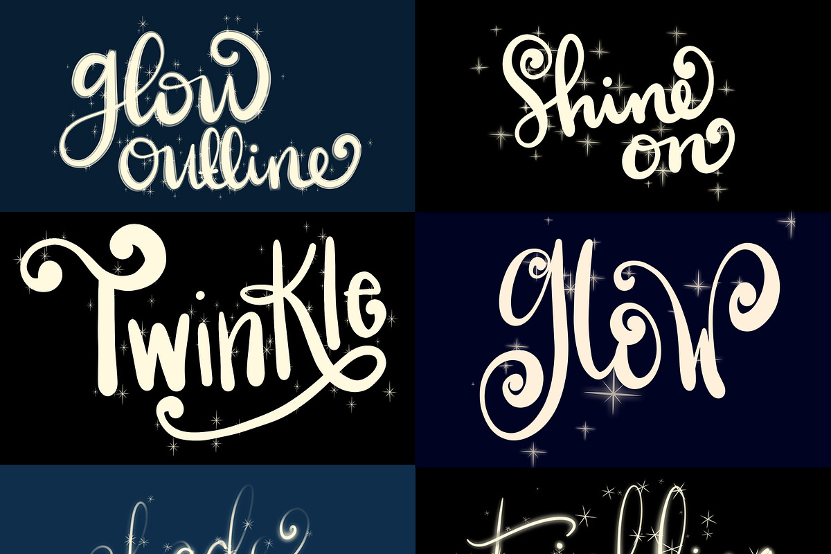 Magic Lettering Procreate Brushes, a Brush Add-On by Studio Kitsch (Photo 9 of 10)
