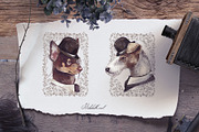GENTLEMAN DOGS SET, an Object Graphic by Alisa Mikibith Art (Thumbnail 9 of 10)