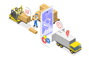 Delivery Services Set 01, a Work Illustration by AndriiStore (Thumbnail 9 of 11)