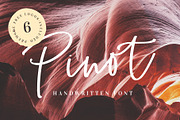 Pinot Handwritten Font & Logos, a Script Font by VladCristea (Thumbnail 1 of 9)