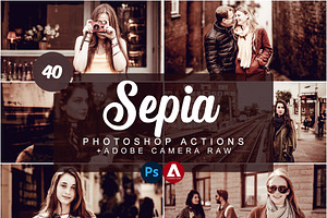 Sepia Photoshop Actions