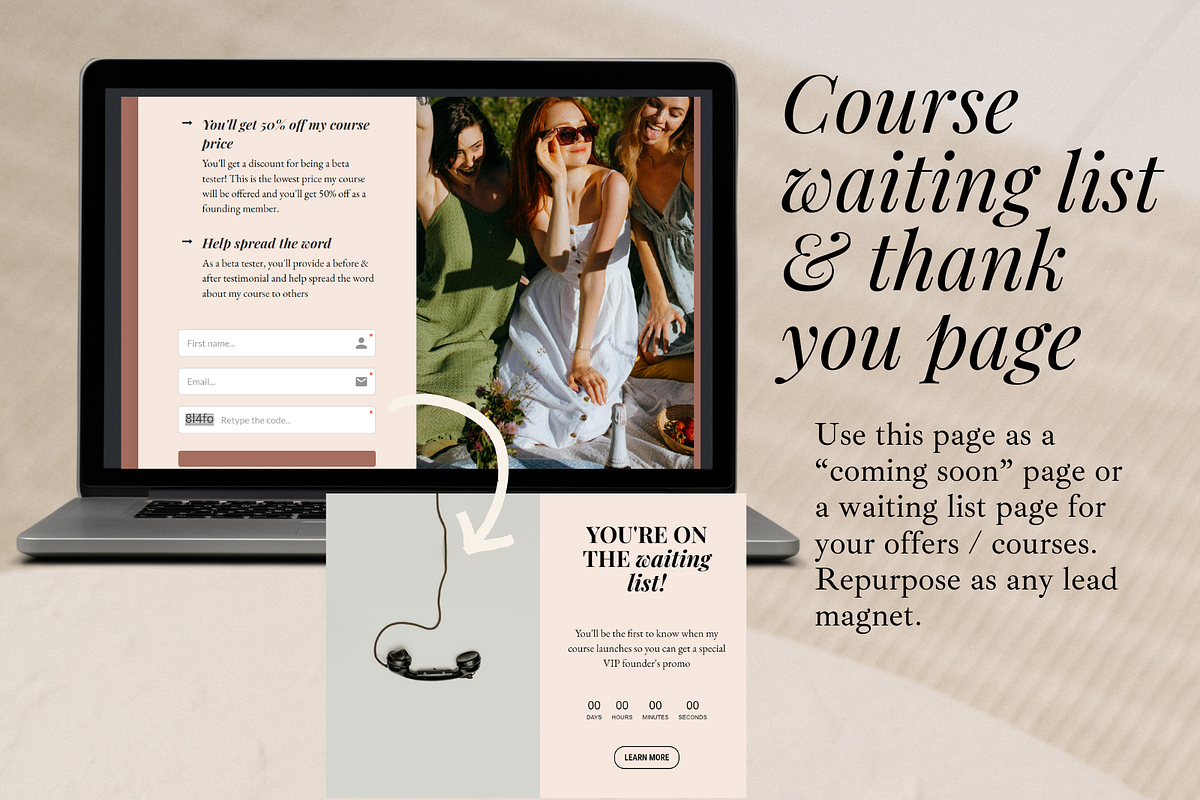 Kartra Sales Page + Membership, a Landing Page Template by Solana Creative Co. (Photo 6 of 7)