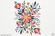 Boho Retro Flower Sublimation Bundle, an Illustration by Actual Pixel (Thumbnail 10 of 13)