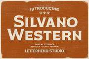 Silvano Western - Display Typeface, a Font by Letterhend Studio (Thumbnail 1 of 9)