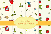 Food pattern, a Background Graphic by Olga Stanis (Thumbnail 1 of 5)