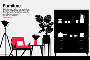 Furniture - Modern Graphics, a Decorative Illustration by illugrama (Thumbnail 1 of 10)