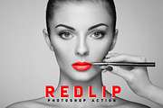 RedLip Photoshop Action