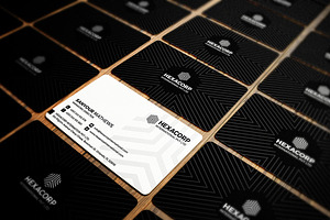 Black &White Corporate Business Card