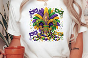 Mardi Gras Png Fleur-de-Lis Yarn Png, an Illustration by DreamPrint404 (Thumbnail 2 of 6)