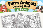 Farm Animal Coloring Book for Kids, an Education Illustration by Mohammad Sarfaraz (Thumbnail 6 of 11)
