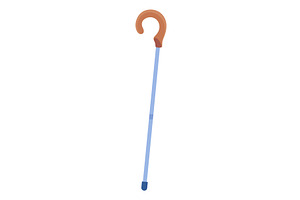 This is a Stylish Blue Cane, a Technology Illustration by Things for designers