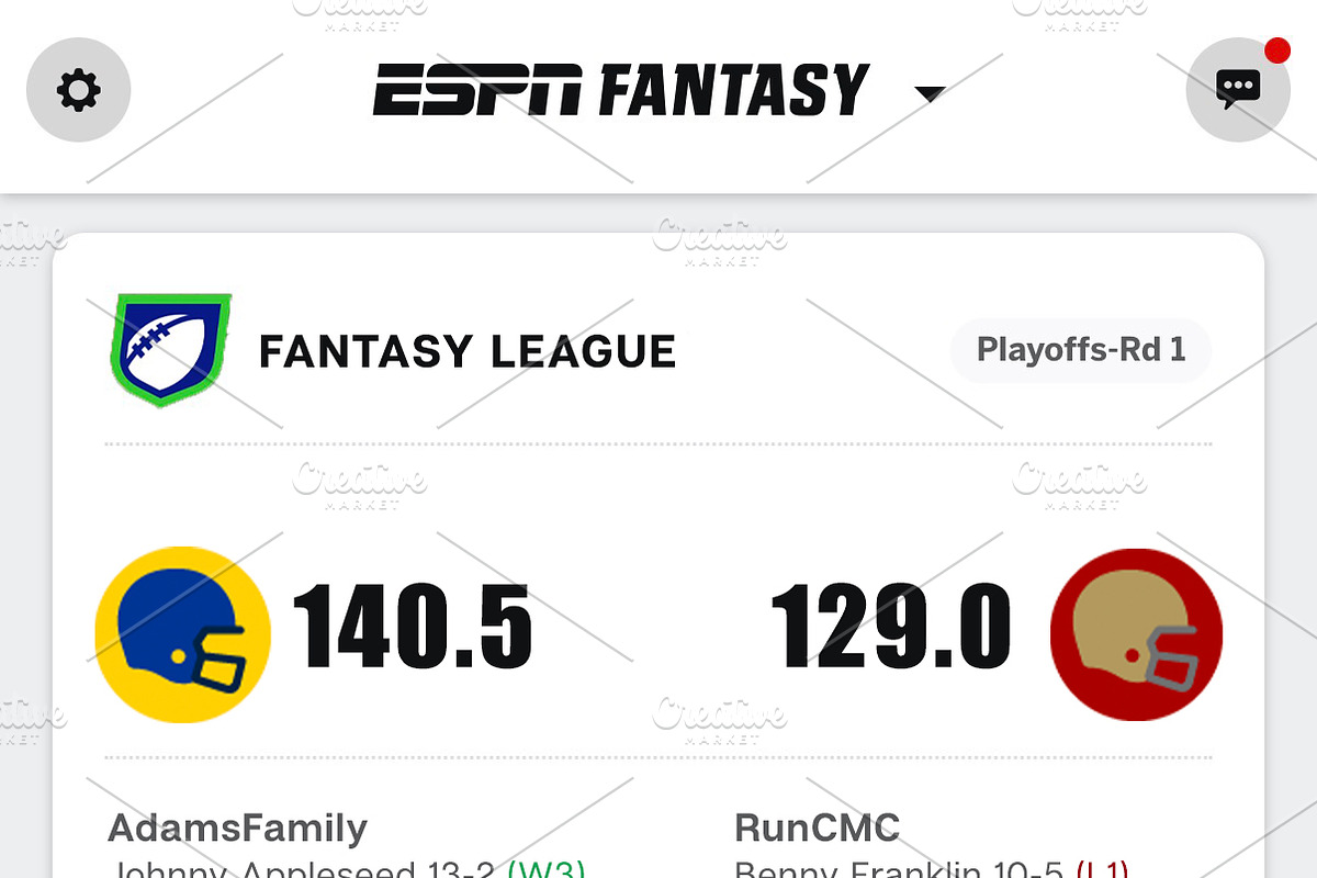 Custom Fantasy Football Helmet Icons, a Solid Icon by Nickosuave (Photo 3 of 14)
