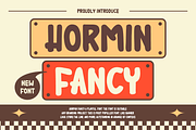 Hormin Fancy Font, a Sans Serif Font by Iqsiart Studio (Thumbnail 1 of 7)