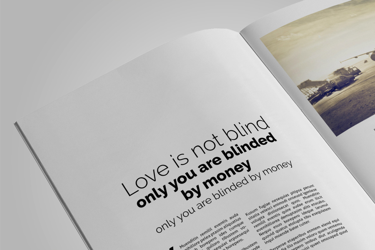 A4 Minimal Magazine, a Magazine Template by Firtana (Photo 11 of 12)