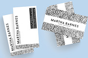 Modern Black And White Business Card, a Business Card Template by cadinera (Thumbnail 5 of 6)
