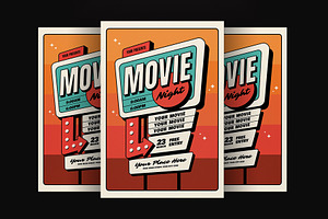 Movie Night Flyer