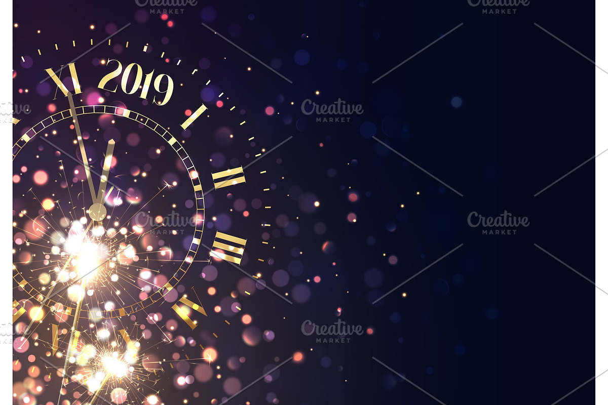 2019 New Years, a Texture Graphic by Modern vector