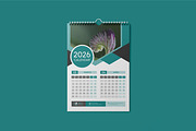 2026 Wall Calendar Template, a Stationery Template by VectStock (Thumbnail 4 of 9)