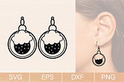Wood Earrings Laser Cut SVG Bundle, an Object Graphic by jannatulpakhi (Thumbnail 4 of 6)