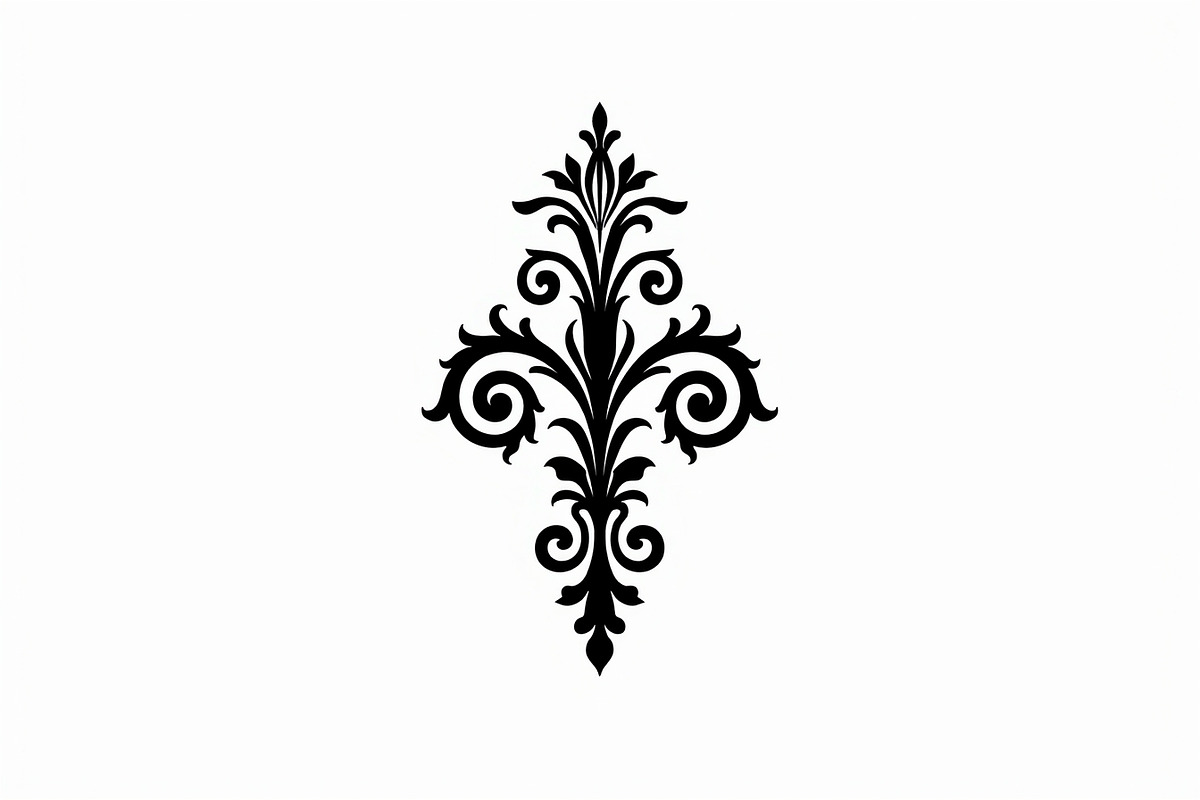 Classic Ornament Silhouette Vector, an Illustration by BIPLOB EXPERT (Photo 4 of 9)