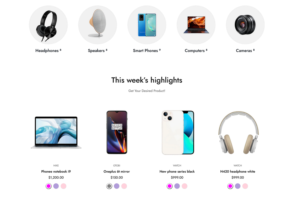 Bratro - electronics Store Shopify, a Shopify Template by Team90Degree (Photo 2 of 4)