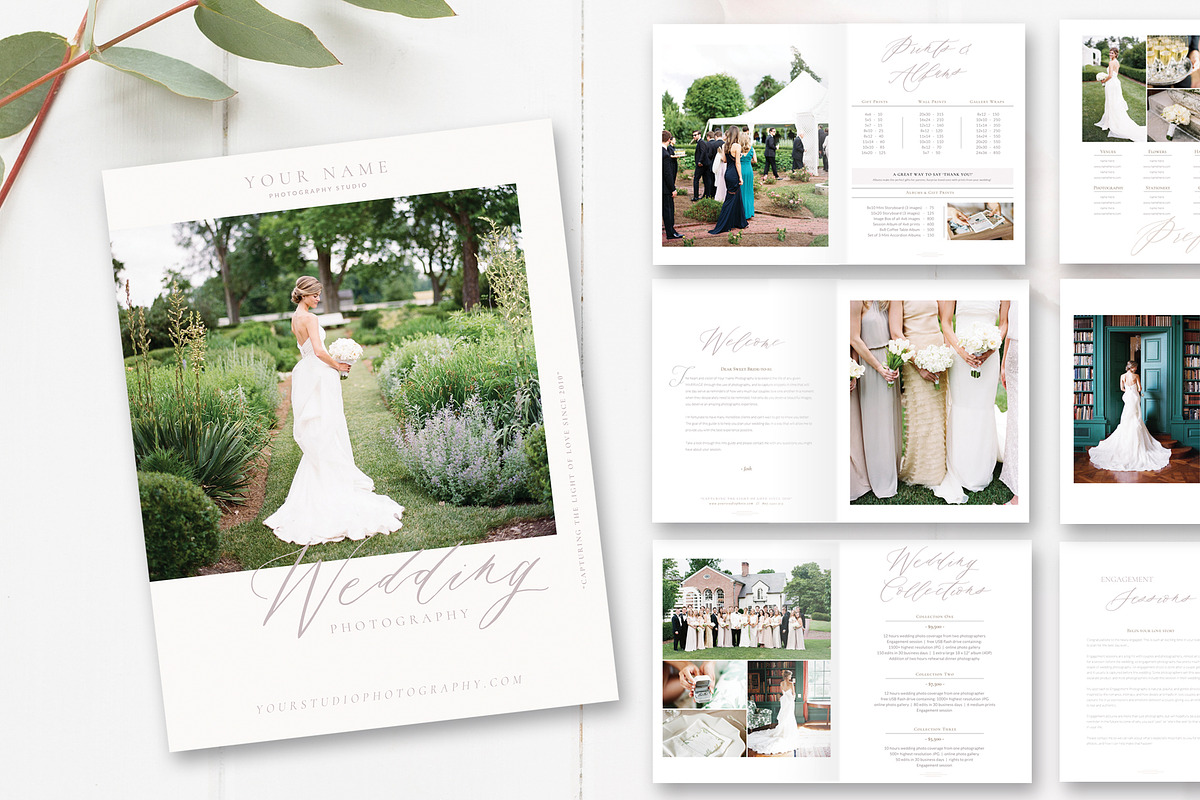 Wedding Photography Magazine PSD, a Magazine Template by By Stephanie Design (Photo 1 of 7)