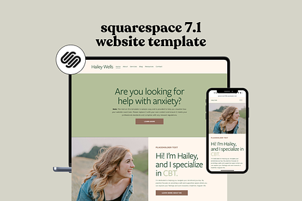 Squarespace 7.1 Website Template, a Squarespace Template by molly ho studio