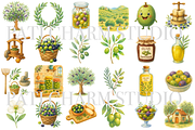 27 Olive Garden Clipart, a Food Illustration by Pati Charm Studio (Thumbnail 2 of 8)