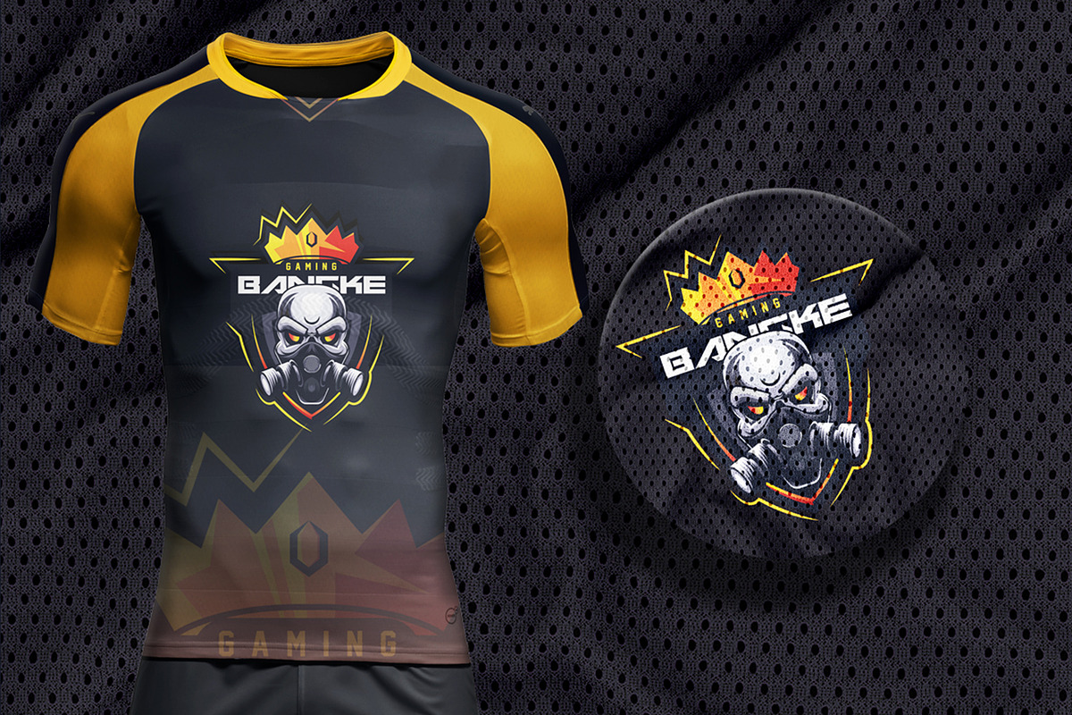 Skull Esport Logo Gaming Template, a Branding & Logo Template by Artlogs x Modaldesain (Photo 2 of 2)