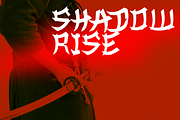 Onikage Asian Display Font, a Blackletter Font by mesuka (Thumbnail 2 of 5)