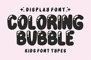 Black Bubble - Bubble Display Font, a Handwritten Font by KiddoGlyphs Studio (Thumbnail 3 of 4)