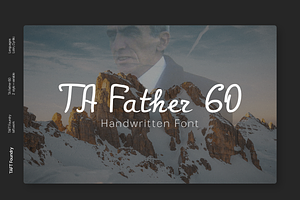 TA Father 60 Handwritten Font