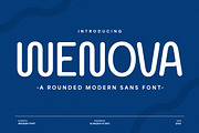Wenova - A Rounded Modern Sans, a Sans Serif Font by Almeera Std (Thumbnail 1 of 10)
